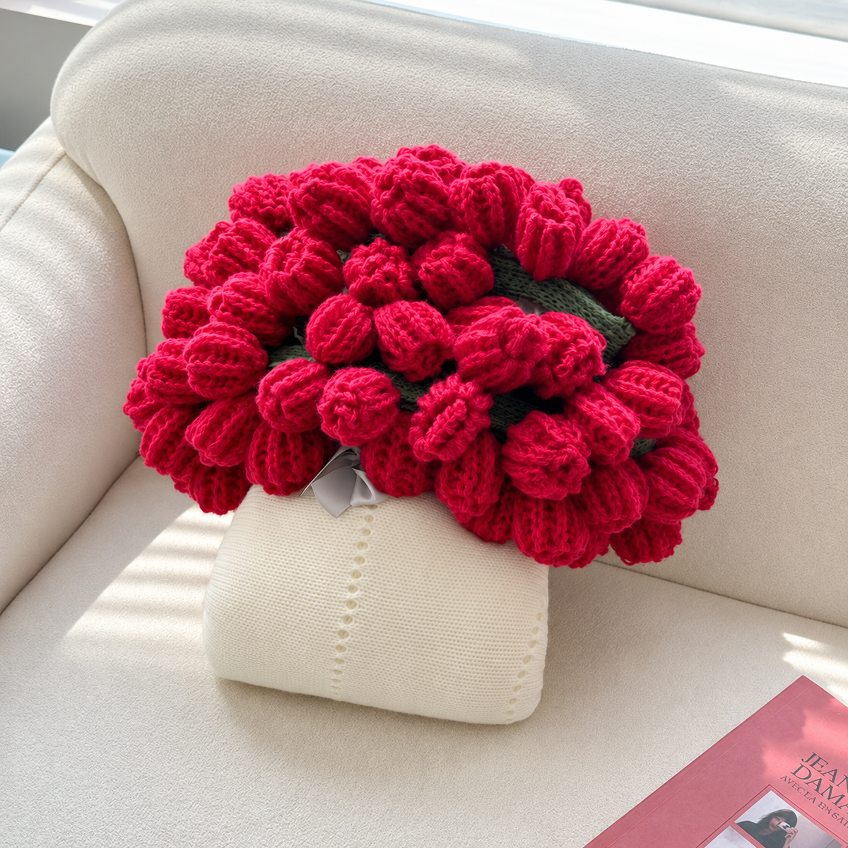 Purl & Posy Bouquet Blanket